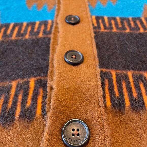 NWT - ALANUI Mens $1,795 Super-Soft Icon Brushed Kimono Cardigan Sweater - MED - Picture 5 of 8